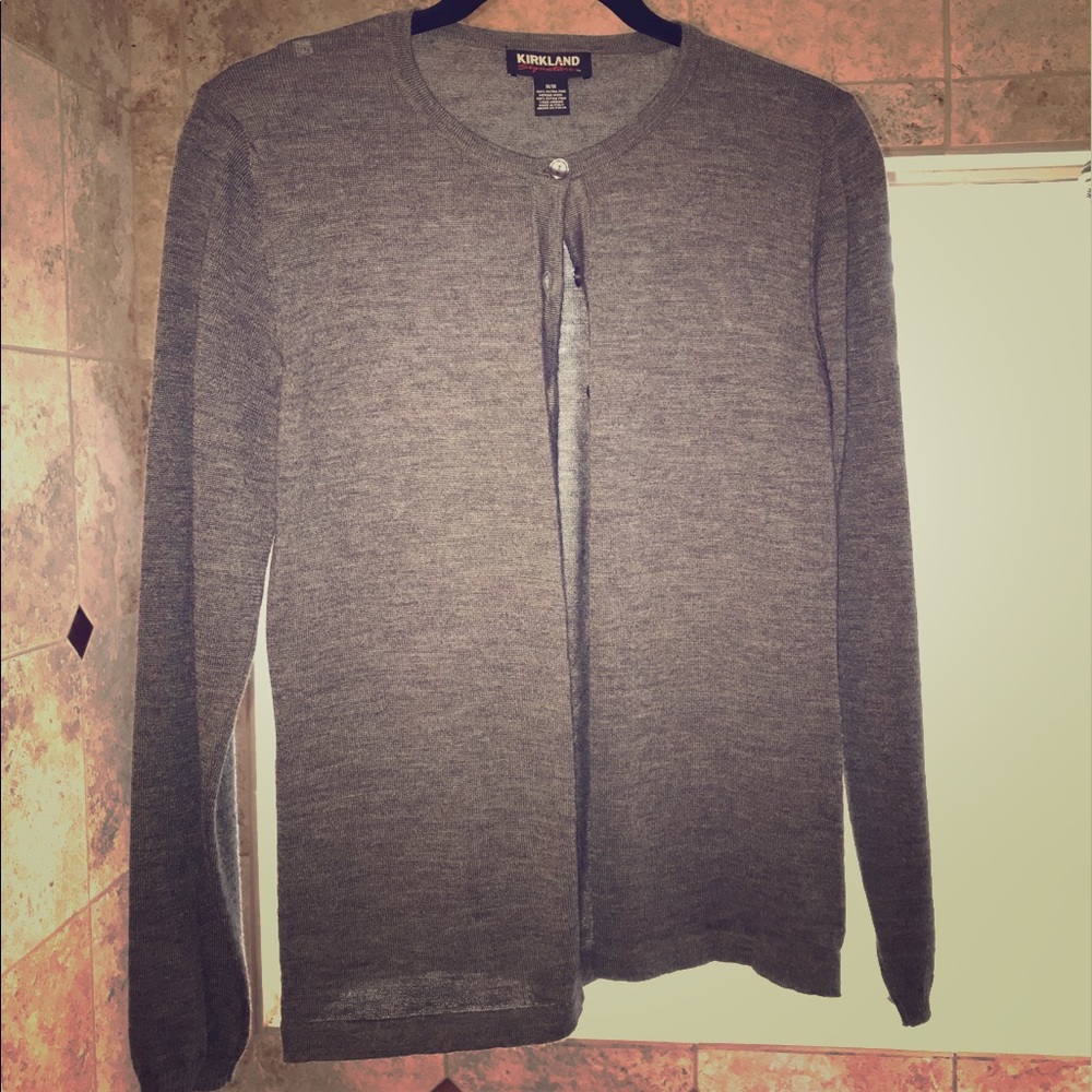 Wool Button-up Cardigan